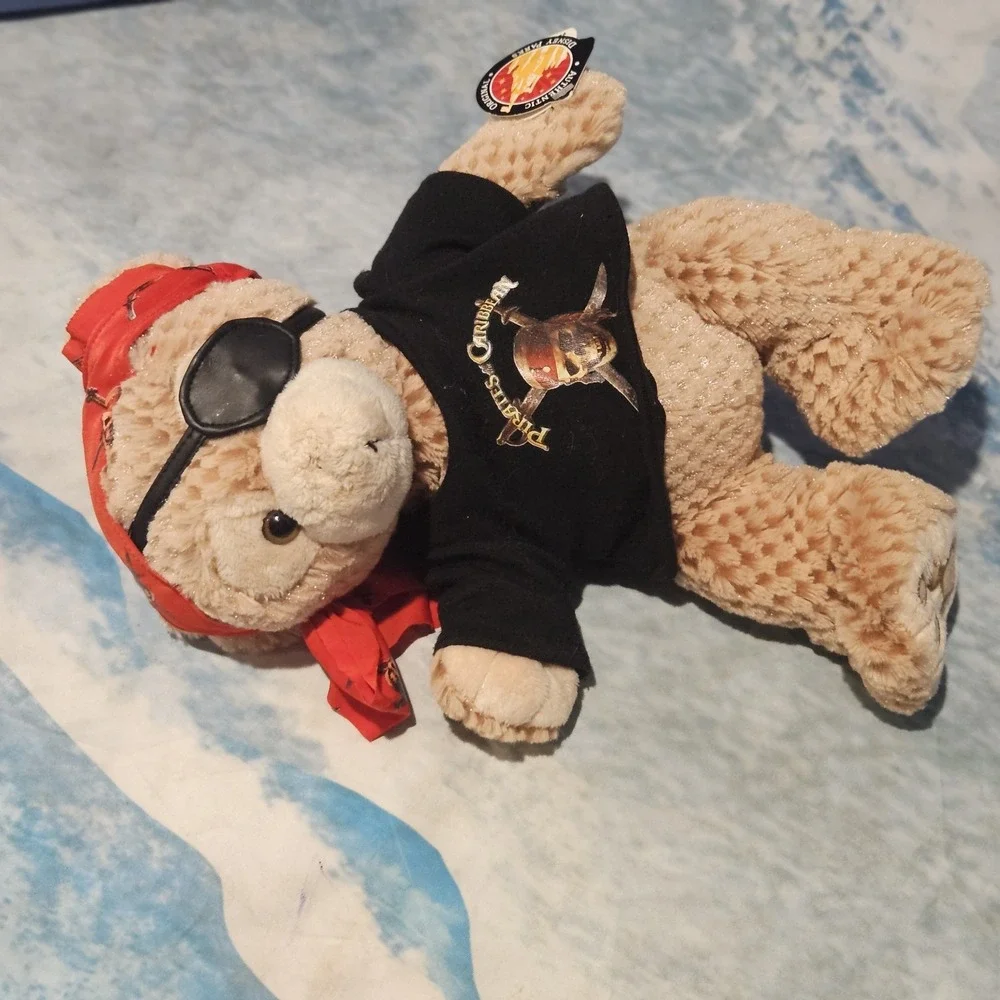 Disney Parks Pre-Duffy Pirate Mickey Bear Plush Vintage Teddy Bear